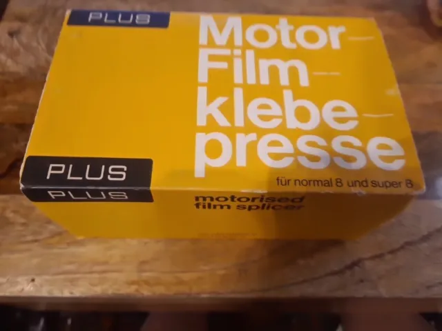 HAHNEL MOTORISED FILM SPLICER-BOXED, 8mm Super 8.