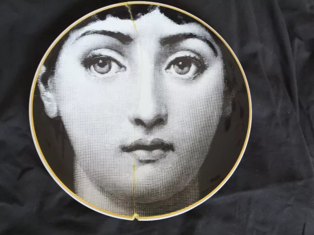 Rosenthal Fornasetti Temi E Variazioni - Lina's Face - Cracked Plate