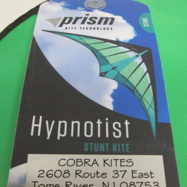 PRISM KITE TECHNOLOGY Hypnotist Citurs Dualline Stunt Kite NEW 220.00