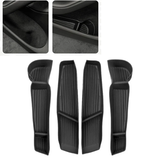 For Tesla Model 3 Model Y Side Door Storage Box Holder Front Rear Organizer Box