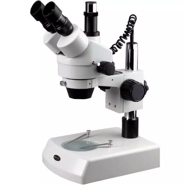 AmScope 3.5X-90X Trinocular Stereo Zoom Microscope + Dual Halogen Lights