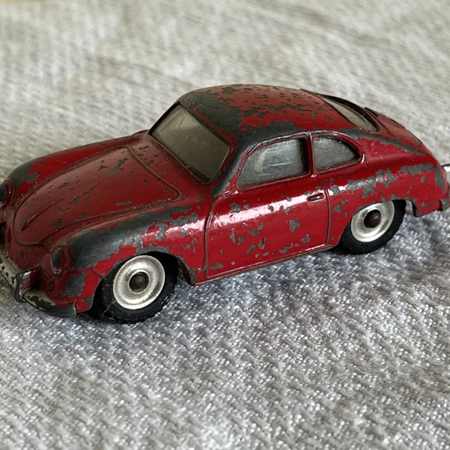 Jouet Miniature Dinky Toys Porsche 356A - Réf. 182 Avec Jantes Alu, Modèle Rare En échelle 1:43