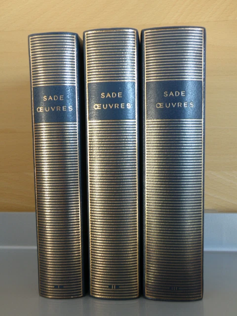 Sade Œuvres II pléiade LA PLEIADE : Sade - Oeuvres 2 / 1995 EUR 49,40 - PicClick FR