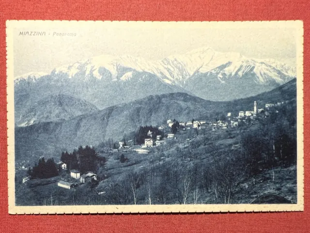Cartolina - Miazzina - Panorama 1931