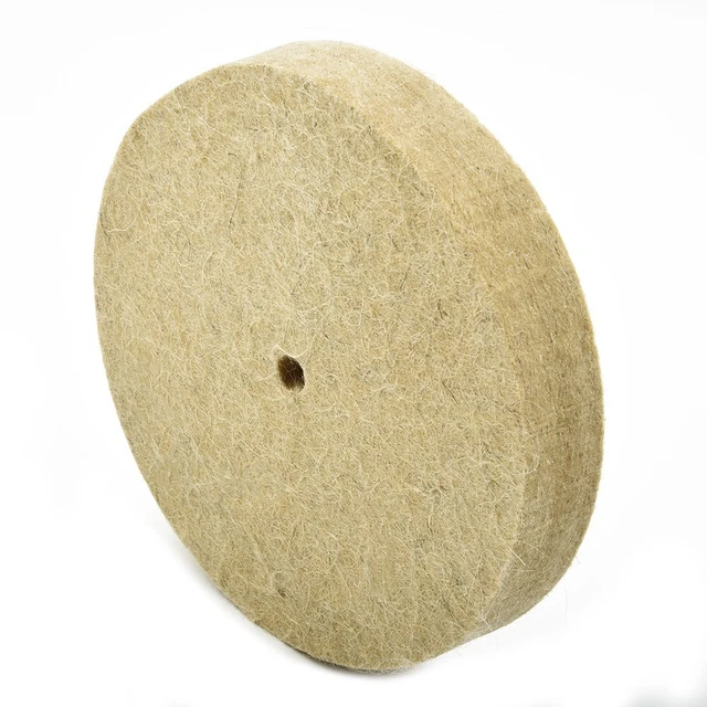 Roue De Polissage Laine Feutre 6 Pouces 150mm Pour Or, Argent, Bijoux Et Métaux - Tampon Polisseuse