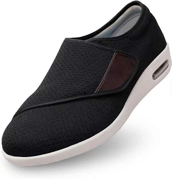 Zapatos para caminar con correa ortopédica para diabéticos anchos para mujer talla 7 ancho Youyun nuevos