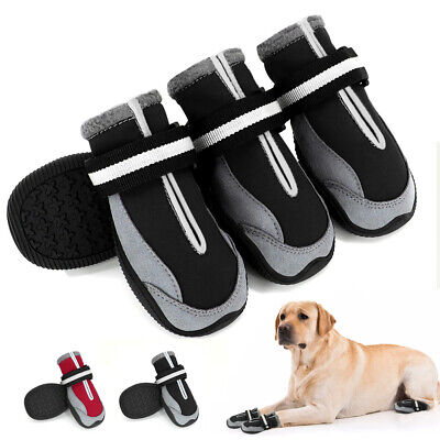 Scarpe Per Cani Impermeabili Antiscivolo Zampe Protezione Caldo Stivali Calze