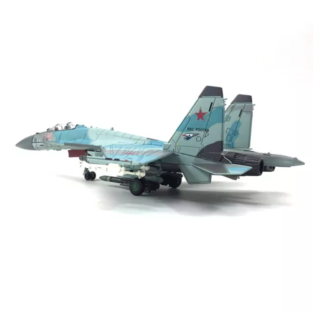 Replica aereo da combattimento russo Su-35 lega pressofusa scala 1/100 modello Sp