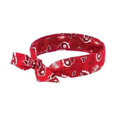 Chill-Its By Ergodyne 6700 Cooling Bandana,Universal,Red