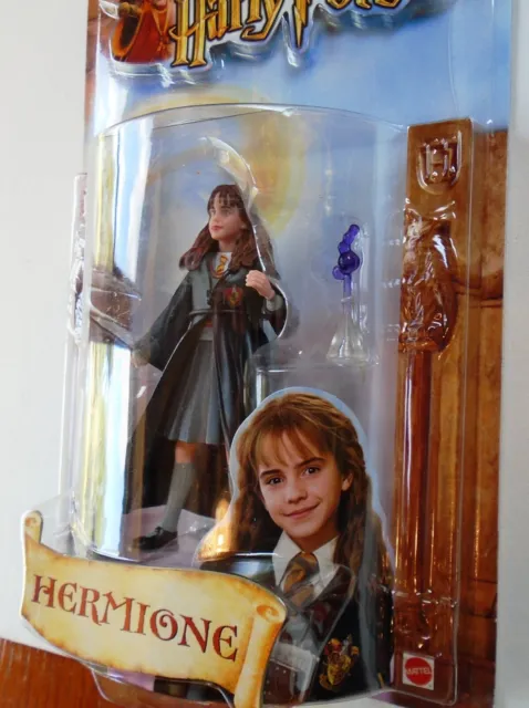 Hermione Granger Harry Potter Chamber of Secrets MATTEL Figure 2002 * RARE * NEW 3