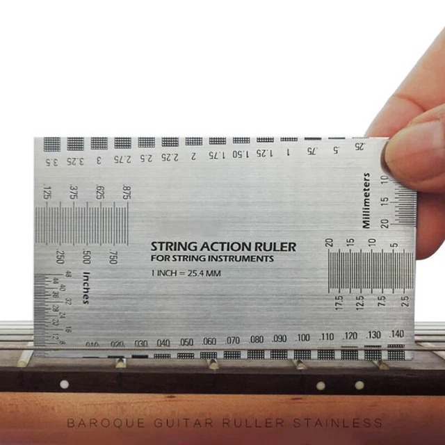 Guitar String Specification Pillow Scale Messendreher für Gitarre Elektrik -HY