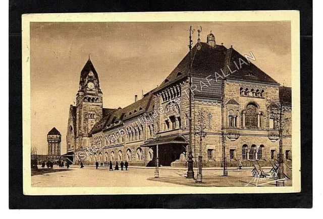 cpa 57 METZ - La nouvelle Gare