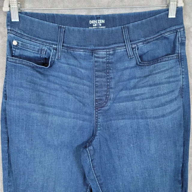 LEVIS DENICEN PULL On Super Skinny Jeans Womens 12 Blue Jeggings High ...