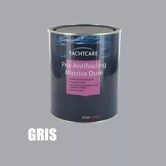 2,5 l - Antifouling matrice dure gris YACHTCARE PRO