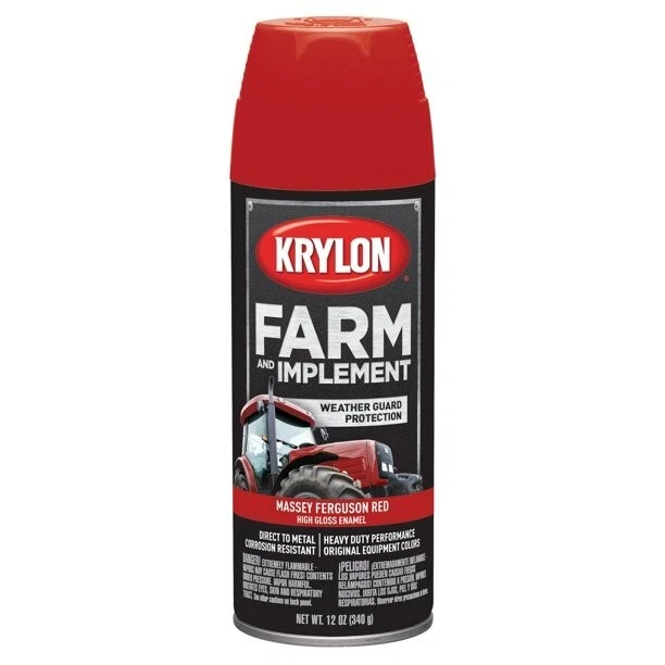 KRYLON 1939 FOR Massey Ferguson Red Tractor Farm Spray Paint Aerosol
