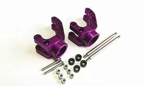 For HPI Savage XL Flux X 4.6 Aluminum Heavy Duty Rear Hub Carrier Purple