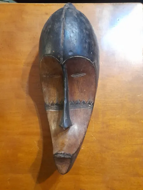 Maschera Africana Arte Tribale In Legno