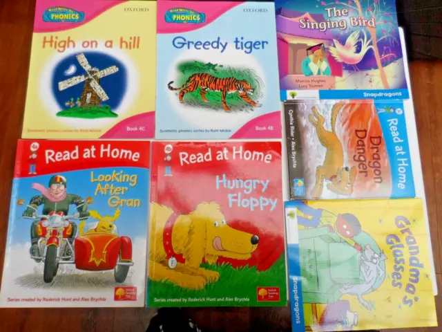Oxford Reading Tree 7 Books Levels 3 & 4, Home Learning, Practice, Leisure, Fun