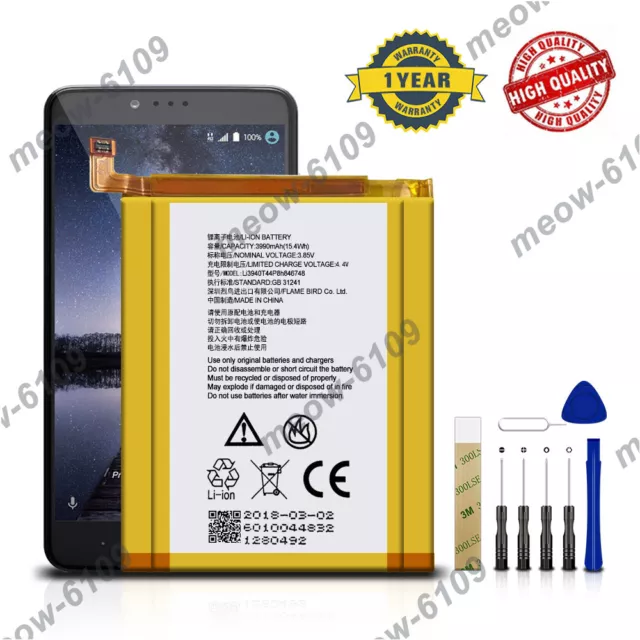 For ZTE Blade Max 3 Z986U Replacement Battery Li3940T44P8h846748 Adhesive Tools