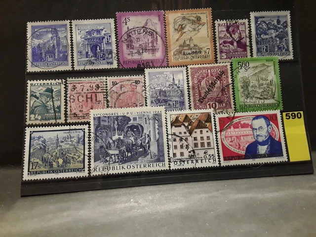 ^ÖSTERREICH   Kollektion gestempelt  (Lot 590)