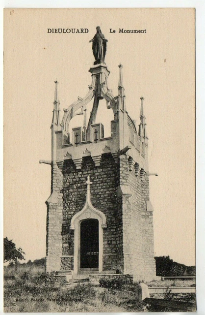 DIEULOUARD - Meurthe et Moselle - CPA 54 - le monument à la vierge
