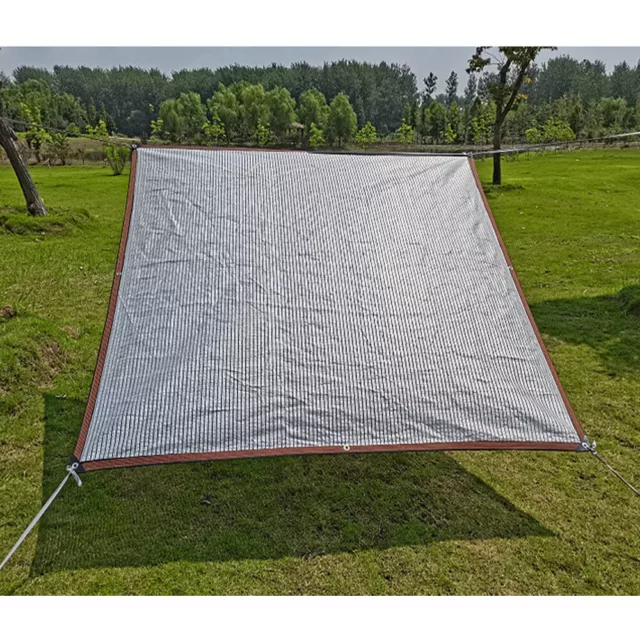 AMANKA Sonnensegel 99% Schattennetz 6x4m Alu Sonnensegel Sonnenschutz,  Hitzeschutz Auto Hund Camping