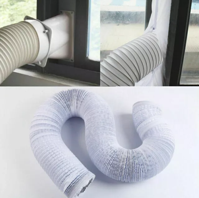 3m Abluftschlauch Ø 150mm PVC Flexibel Rohre für Klimaanlagen Mobile KlimageLOVE