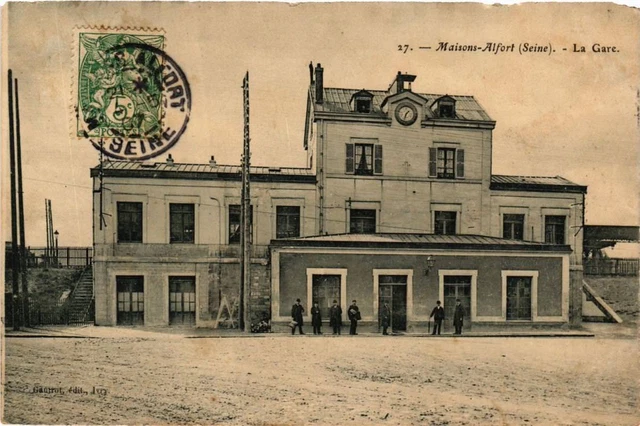 CPA AK HOUSES-ALFORT La Gare (672011)