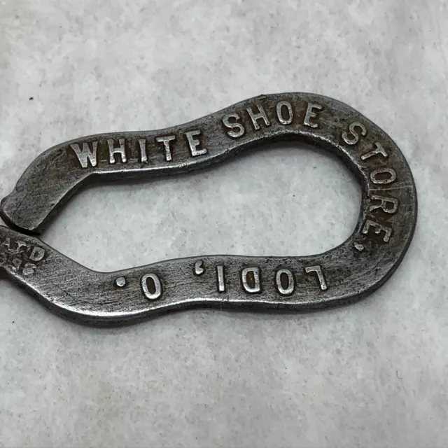 Vintage White Shoe Stores Button Hook Lodi,  Ohio