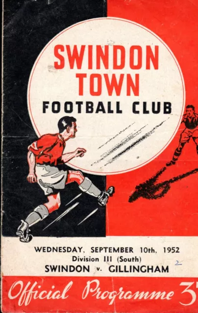 Swindon Town Football Programmes The Robins County Ground - Various Opponents