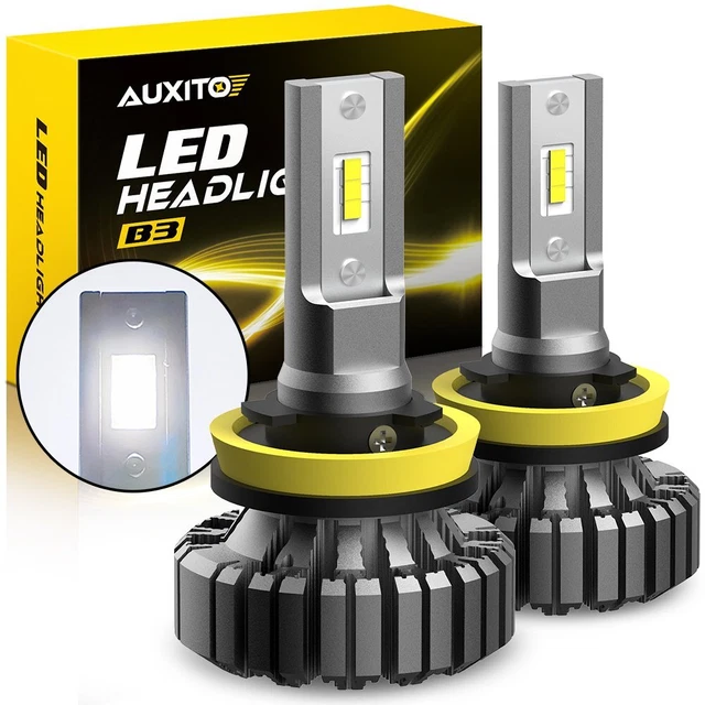 AUXITO WHITE LED Headlight High Beam Bulbs HB3/9005 KIT OF 20000LM Super Bright