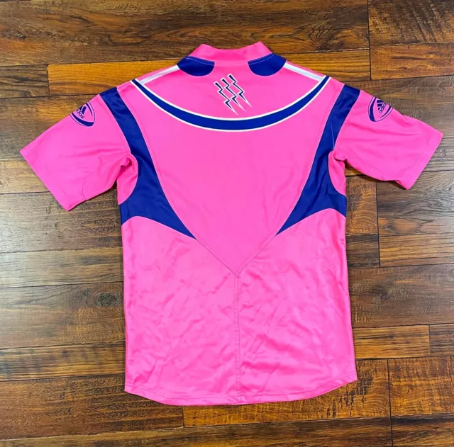 Stade Francais Paris 2005 Rosa Rugby Union Shirt Frankreich Trikot Grösse M 3