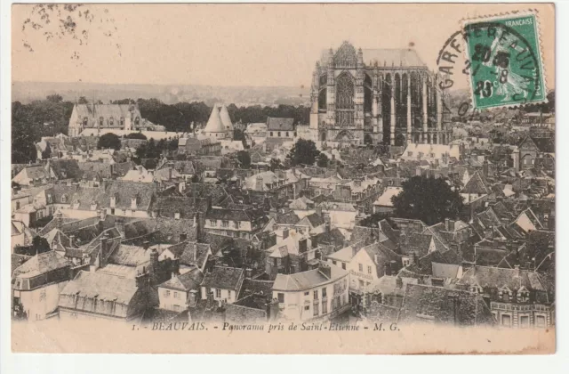 BEAUVAIS - Oise - CPA 60 - vue generale Panorama