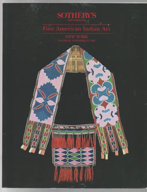 American Indian SOTHEBY'S 1992 Eskimo  Nez Perce Sioux Great Lakes Wahoe Baskets