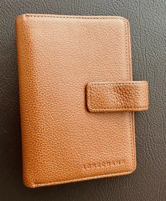 Longchamp Timer-Hülle Braun, DIN A6, 6er-Lochung