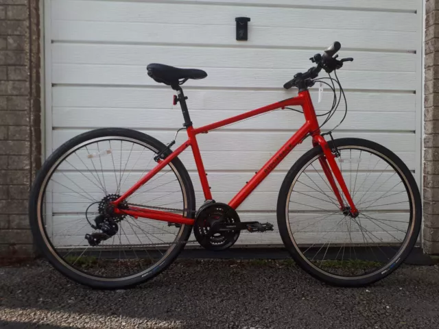 - New - red Ridgeback Motion 27 Speed 700c Hybrid mtb Town Bike Medium 