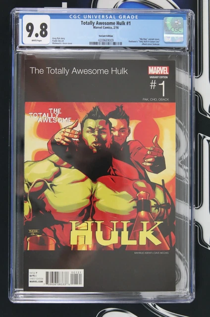 Totally Awesome Hulk #1 CGC 9.8 WP (2016) Hip Hop Variant Cover (Marvel)