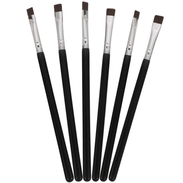 6pcs Eyeliner Brushes Brushes pour les yeux outils de maquillage pour les yeux