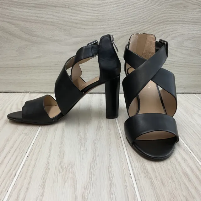 Franco Sarto Habra Heel Sandal - Women’s Size 6M, Black NEW MSRP $110