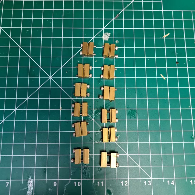 12 Hillman Brass Rail Clamp Fits LGB & Aristocraft Track Used VG 12 Hillman Brass Rail Clamp Fits LGB & Aristocraft Track Used VG