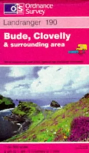 Landranger Map 190 Bude, Clovelly and Su... by Ordnance Survey Sheet map, folded