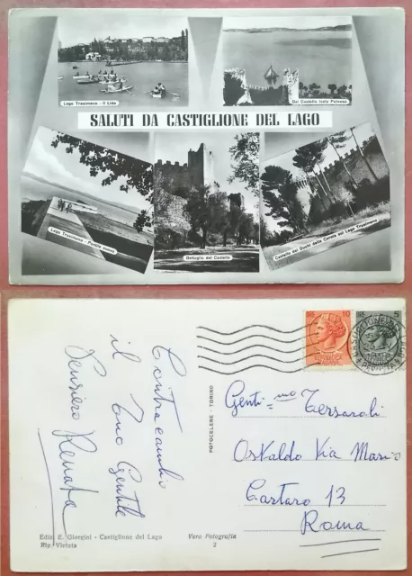 Saluti Da Castiglione Del Lago 1960