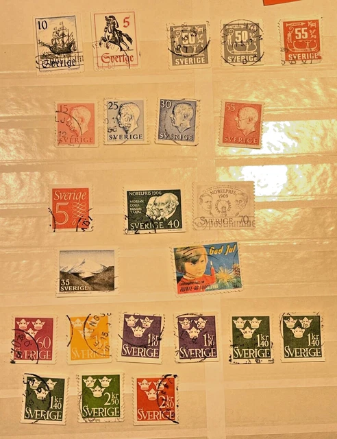 Schweden, Sverige - Briefmarken, Stamps