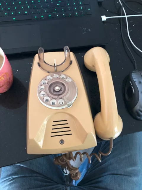 Beige Rotary Wall Phone 1980's ? Model 891