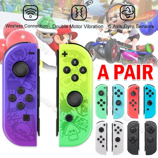 Wireless Controller For Nintendo Switch Left + Right A Pair Gamepad for Joy Con