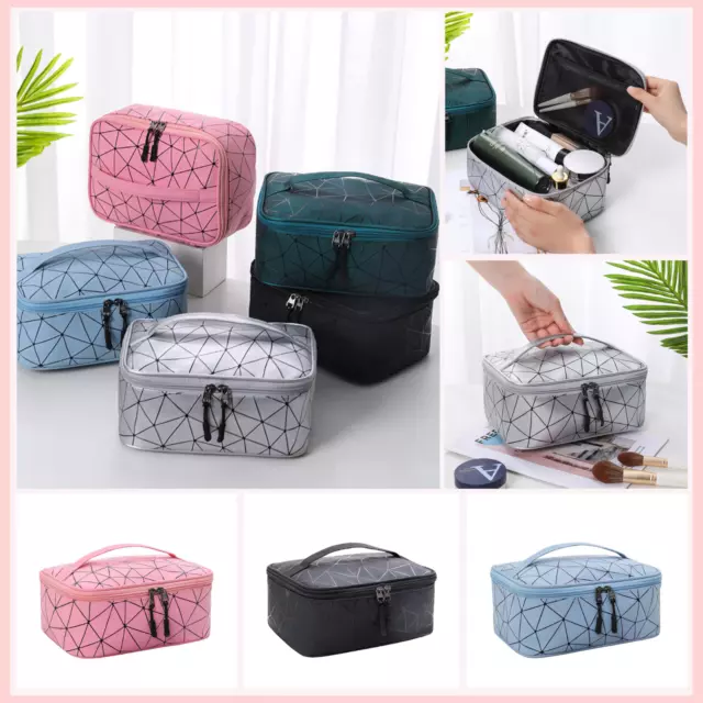 Multifunction Cosmetic Bag Makeup Case Pouch Toiletry Wash Organizer Travel Bag