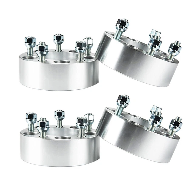 2" 50mm 5x4.75 Wheel Spacers Adapters 12x1.5 Studs For Chevy Camaro Corvette S10