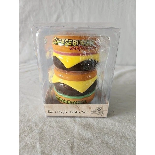 Margaritaville Cheeseburger In Paradise Salt & Pepper Shaker Set