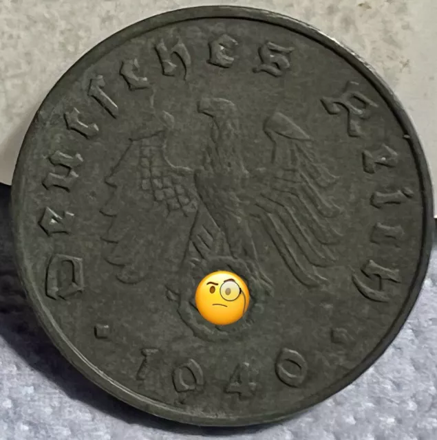 III. REICH 10 Reichspfennig 1940-E