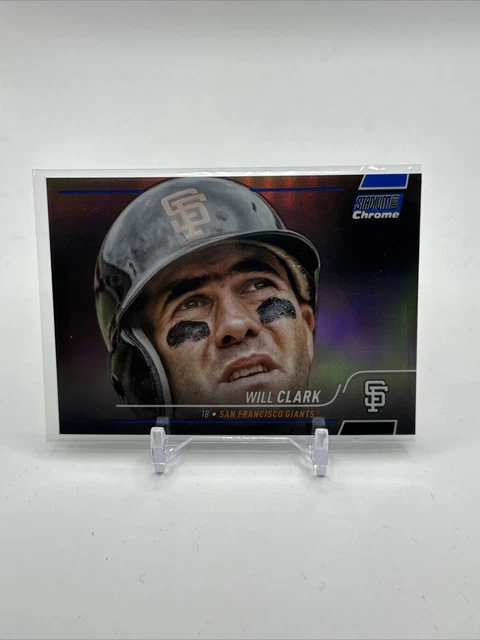 2022 Topps Stadium Club Chrome #59 Will Clark Blue  /199 - Giants